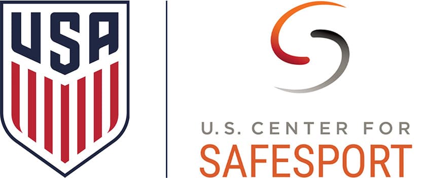 USA Soccer and Safesport logos